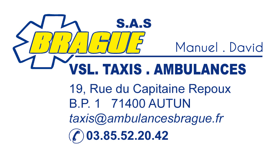 Logo Taxis Ambulances Brague